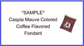Caspia Mauve Coffee Fondant Sample