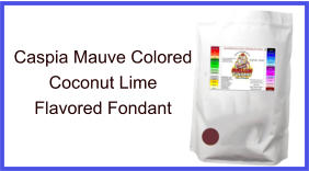 Caspia Mauve Coconut Lime Fondant