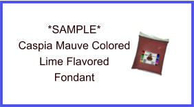 Caspia Mauve Lime Fondant Sample