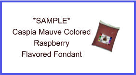 Caspia Mauve Raspberry Fondant Sample