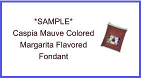 Caspia Mauve Margarita Fondant Sample