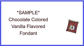 Chocolate Vanilla Fondant Sample
