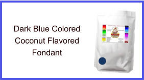Dark Blue Coconut Fondant