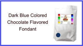 Dark Blue Chocolate Fondant