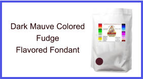 Dark Mauve Fudge Fondant