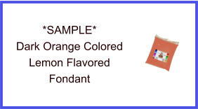 Peach Lemon Fondant Sample