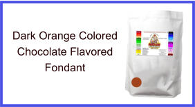 Dark Orange Chocolate Fondant