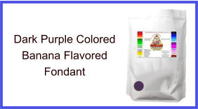 Dark Purple Banana Fondant