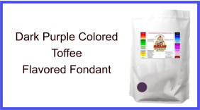 Dark Purple Toffee Fondant