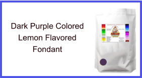 Dark Purple Lemon Fondant
