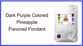 Dark Purple Pineapple Fondant