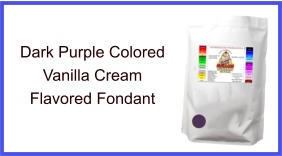 Dark Purple Vanilla Fondant