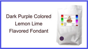 Dark Purple Lemon Lime Fondant