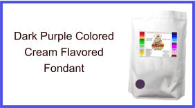 Dark Purple Cream Fondant