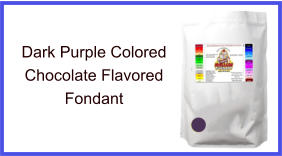 Dark Purple Chocolate Fondant
