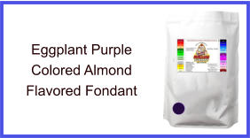 Eggplant Purple Almond Fondant