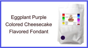 Eggplant Purple Cheesecake Fondant