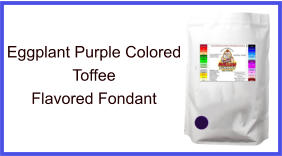 Eggplant Purple Toffee Fondant