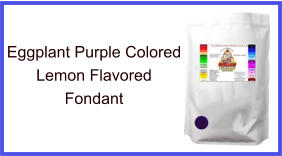 Eggplant Purple Lemon Fondant