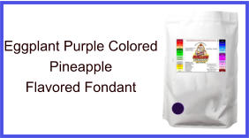 Eggplant Purple Pineapple Fondant