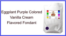 Eggplant Purple Vanilla Fondant