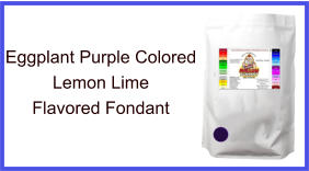 Eggplant Purple Lemon Lime Fondant