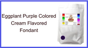 Eggplant Purple Cream Fondant
