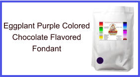 Eggplant Purple Chocolate Fondant