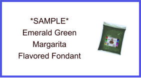 Emerald Green Margarita Fondant Sample