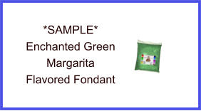 Enchanted Green Margarita Fondant Sample