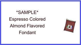 Espresso Almond Fondant Sample