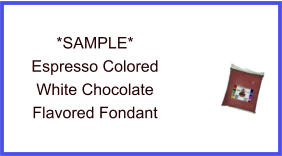 Espresso White Chocolate Fondant Sample