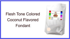 Flesh Tone Coconut Fondant