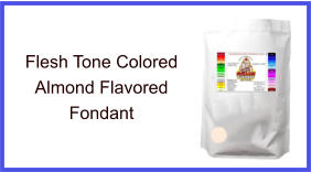 Flesh Tone Almond Fondant