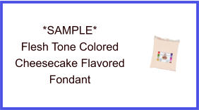 Flesh Tone Cheesecake Fondant Sample