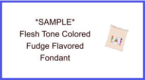 Flesh Tone Fudge Fondant Sample