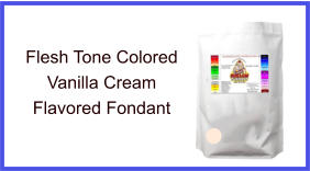 Flesh Tone Vanilla Fondant