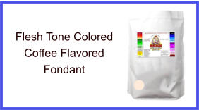 Flesh Tone Coffee Fondant