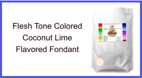 Flesh Tone Coconut Lime Fondant
