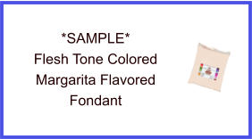 Flesh Tone Margarita Fondant Sample