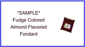 Fudge Almond Fondant Sample