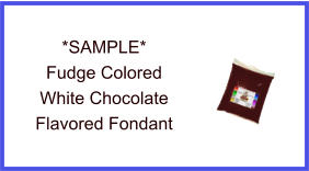 Fudge White Chocolate Fondant Sample