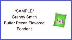 Granny Smith Butter Pecan Fondant Sample