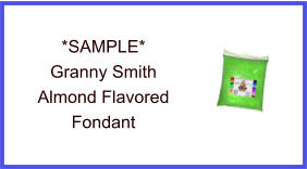 Granny Smith Almond Fondant Sample