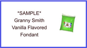 Granny Smith Vanilla Fondant Sample