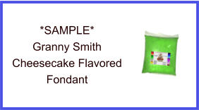 Granny Smith Cheesecake Fondant Sample
