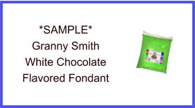 Granny Smith White Chocolate Fondant Sample