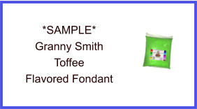 Granny Smith Toffee Fondant Sample