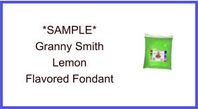 Granny Smith Lemon Fondant Sample