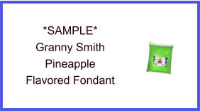 Granny Smith Pineapple Fondant Sample